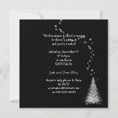 Weihnachts-Party Einladung (Rückseite)