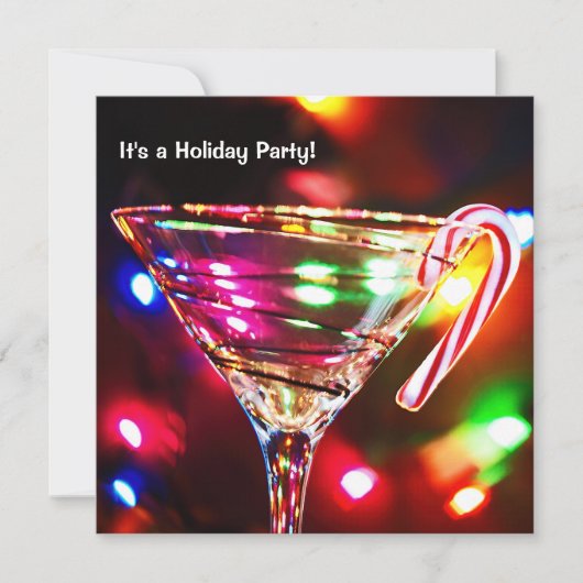 Weihnachts-Party Einladung (Vorderseite)