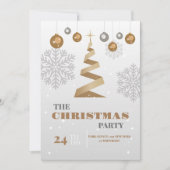 Weihnachts-Party Einladung (Vorderseite)