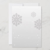 Weihnachts-Party Einladung (Rückseite)