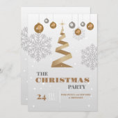 Weihnachts-Party Einladung (Vorne/Hinten)