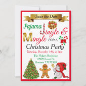 Weihnachts-Party Einladung (Vorderseite)