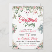 Weihnachts-Party Einladung (Vorderseite)