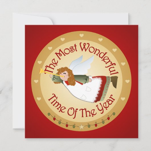 Weihnachts-Party Einladung (Vorderseite)