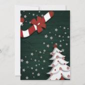 Weihnachts-Party Einladung (Rückseite)