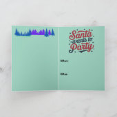 Weihnachts-Party Einladung 2 (Innenseite)