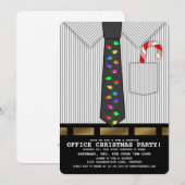 Weihnachts-Party Einladung am Sonntag (Vorne/Hinten)