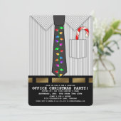 Weihnachts-Party Einladung am Sonntag (Stehend Vorderseite)