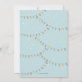 Weihnachts-Party Einladung | Dekorationsbaum (Rückseite)