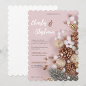 Weihnachts-Party Einladung, Einladungen zur Hochze (Vorne/Hinten)