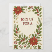 Weihnachts-Party Einladung | elegant (Vorderseite)