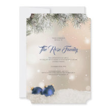 Weihnachts-Party Einladung, Feiertagskarte