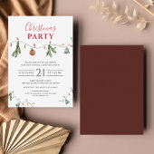 Weihnachts-Party Einladung Flyer