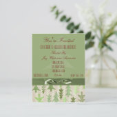 Weihnachts-Party Einladung für Business oder Perso (Stehend Vorderseite)