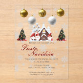 Weihnachts-Party Einladung Posada Navideña (Vorderseite)