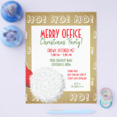 Weihnachts-Party Einladung | Santa Santa Flyer (Einzeln)