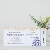 Weihnachts-Party Einladung, Weihnachten einladen Einladung (Stehend Vorderseite)