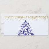 Weihnachts-Party Einladung, Weihnachten einladen Einladung (Rückseite)