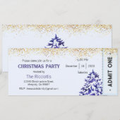 Weihnachts-Party Einladung, Weihnachten einladen Einladung (Vorne/Hinten)