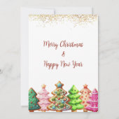 Weihnachts-Party Einladung, Weihnachten einladen Einladung (Rückseite)