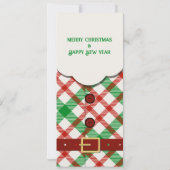 Weihnachts-Party Einladung, Weihnachten einladen Einladung (Rückseite)