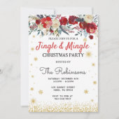 Weihnachts-Party Einladung, Weihnachts-Einladung Einladung (Vorderseite)