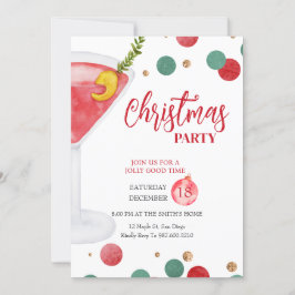 Weihnachts-Party Einladung, Weihnachts-Party Einladung