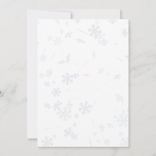 Weihnachts-Party Einladung, Weihnachtsabend Einladung (Rückseite)