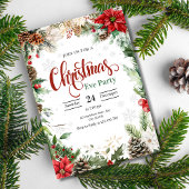 Weihnachts-Party Einladung, Weihnachtsabend Einladung