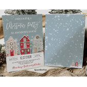 Weihnachts-Party Einladung Winter Adult Company