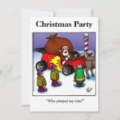 Weihnachts-Party Einladungen (Vorderseite)