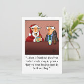 Weihnachts-Party Einladungen (Stehend Vorderseite)