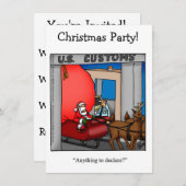 Weihnachts-Party Einladungen (Vorne/Hinten)