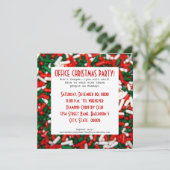 Weihnachts-Party Einladungen (Stehend Vorderseite)