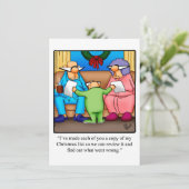 Weihnachts-Party Einladungen (Stehend Vorderseite)