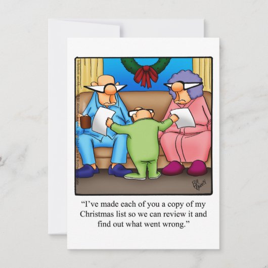 Weihnachts-Party Einladungen (Vorderseite)