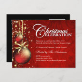 Weihnachts-Party Einladungen (Vorne/Hinten)