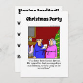 Weihnachts-Party Einladungen (Vorne/Hinten)