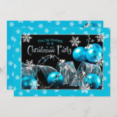 Weihnachts-Party Einladungen (Vorne/Hinten)