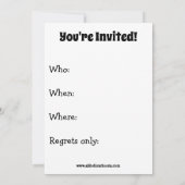 Weihnachts-Party Einladungen (Rückseite)