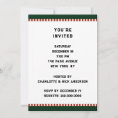 Weihnachts-Party Einladungen (Rückseite)