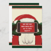 Weihnachts-Party Einladungen (Vorne/Hinten)