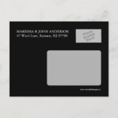 Weihnachts-Party Einladungen Postkarten (Rückseite)