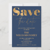 Weihnachts-Party Einladungen Save the Date (Vorderseite)