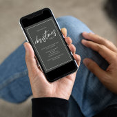 Weihnachts-Party Elegante Grüne Schneeflocke Moder Einladung