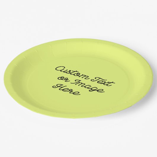 Weihnachts-Party; Erstellen Sie Ihre eigenen indiv Pappteller (Schrägansicht)