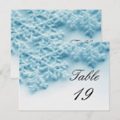 Weihnachts-Party-Event-Tischnummer Postkarte (Vorne/Hinten)