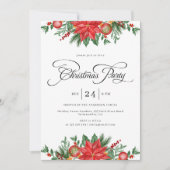 Weihnachts-Party Feierliche Feiertage Einladung (Vorderseite)