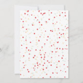 Weihnachts-Party Feiertag Cocktail Weihnachtsarbei Einladung (Rückseite)