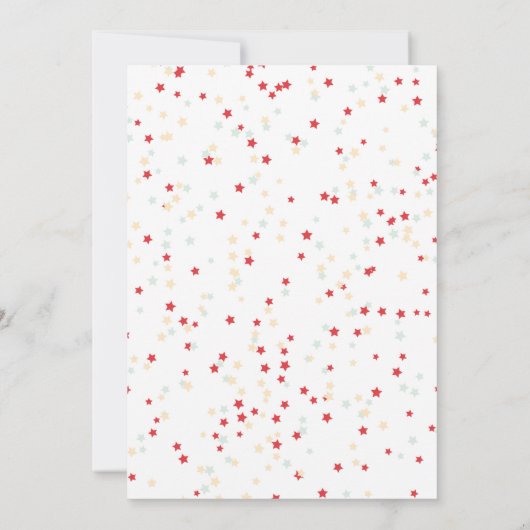 Weihnachts-Party Feiertag Cocktail Weihnachtsarbei Einladung (Rückseite)